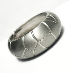 Macys Metal Pattern Wide Bangle Bracelet